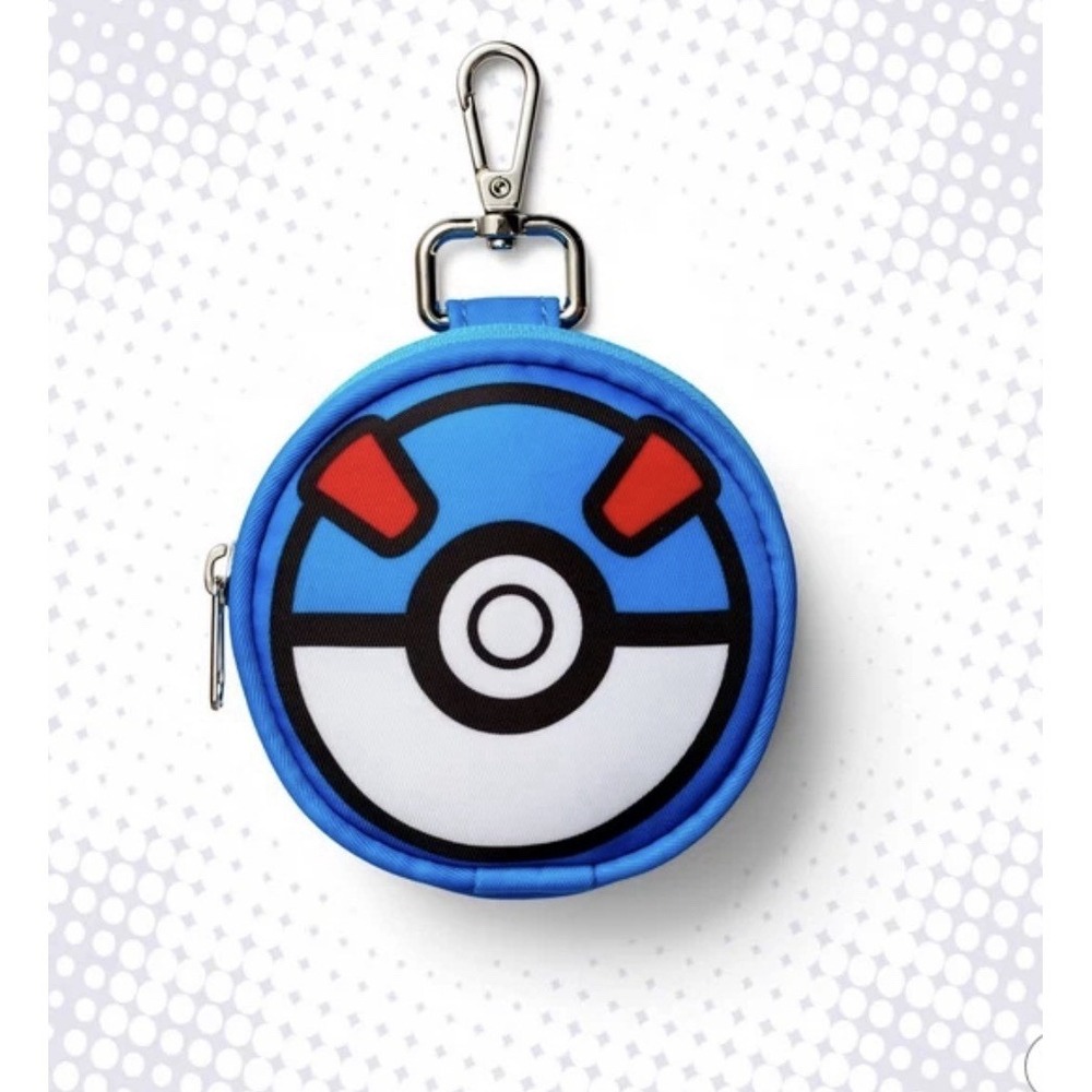 Pokemon x Target Bag Charm 30th Anniversary Pokeball Greatball